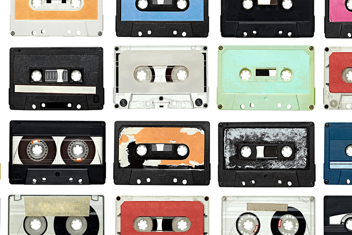 Casette Tape Piccadilly Circus Mural Wallpaper - room preview 03
