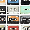 Casette Tape Piccadilly Circus Mural Wallpaper - room preview 03