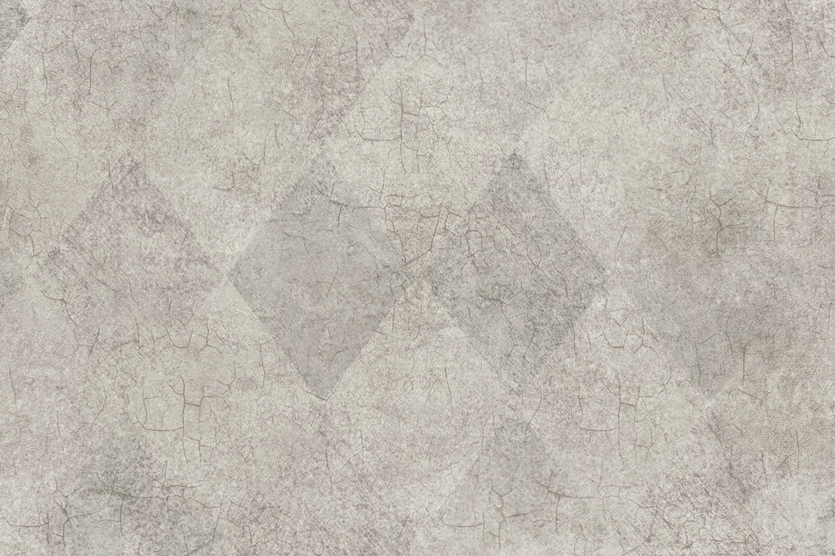 Small Patinated Diamonds Champagne Mural Wallpaper - room preview 03