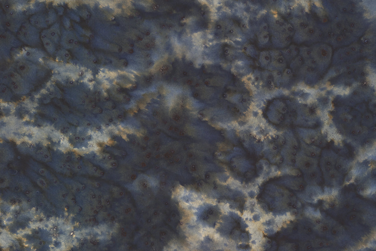 Flow Mini Deep Blue Mural Wallpaper - room preview 03