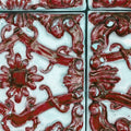 Artisan Tiles, Indian Red Mural Wallpaper - room preview 03
