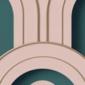 Arch Deco Bijou, Rebel Pink Mural Wallpaper - room preview 03