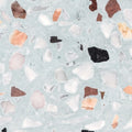 Terrazzo, Ice Blue Mural Wallpaper - room preview 03