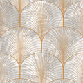 Art Deco Palms, Gold Mural Wallpaper - room preview 03