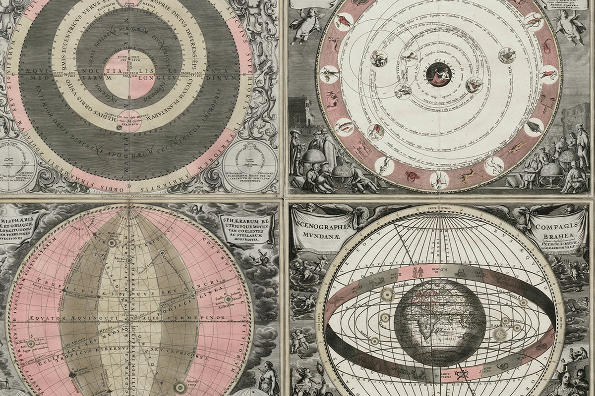 Tiny Solar System, Andromeda Mural Wallpaper - room preview 03