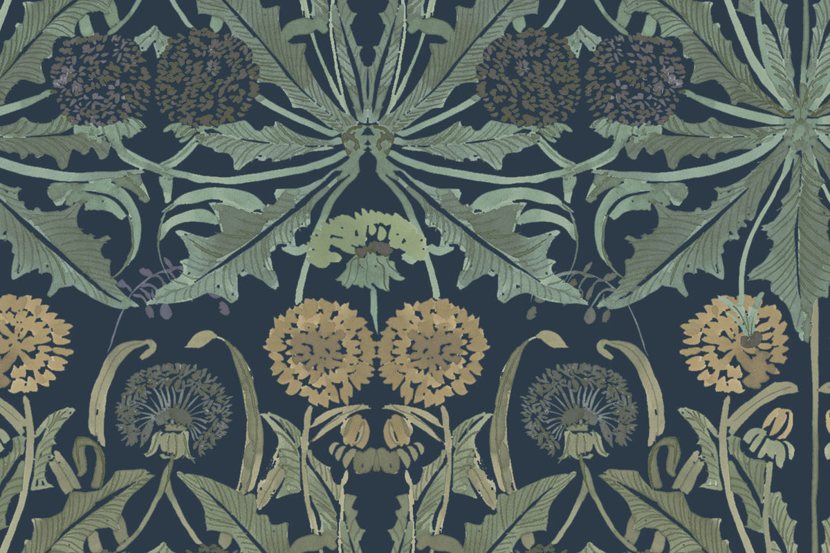 Dear Little Dandelion, Gradient Mural Wallpaper - room preview 03
