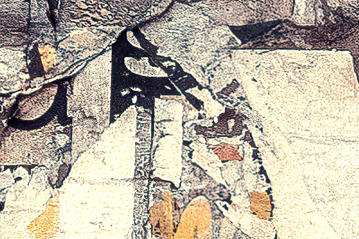 Paper Concrete Mural Wallpaper - room preview 03
