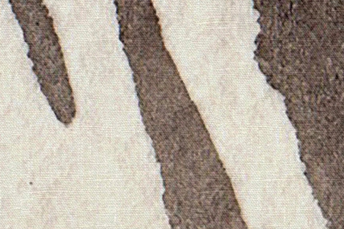 Zebra Stripes, Brown Mural Wallpaper - room preview 03