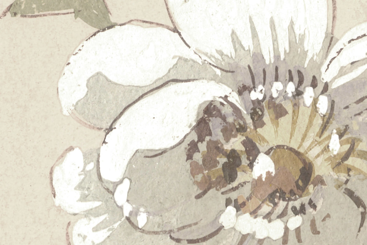 Roses, Beige Mural Wallpaper - room preview 03