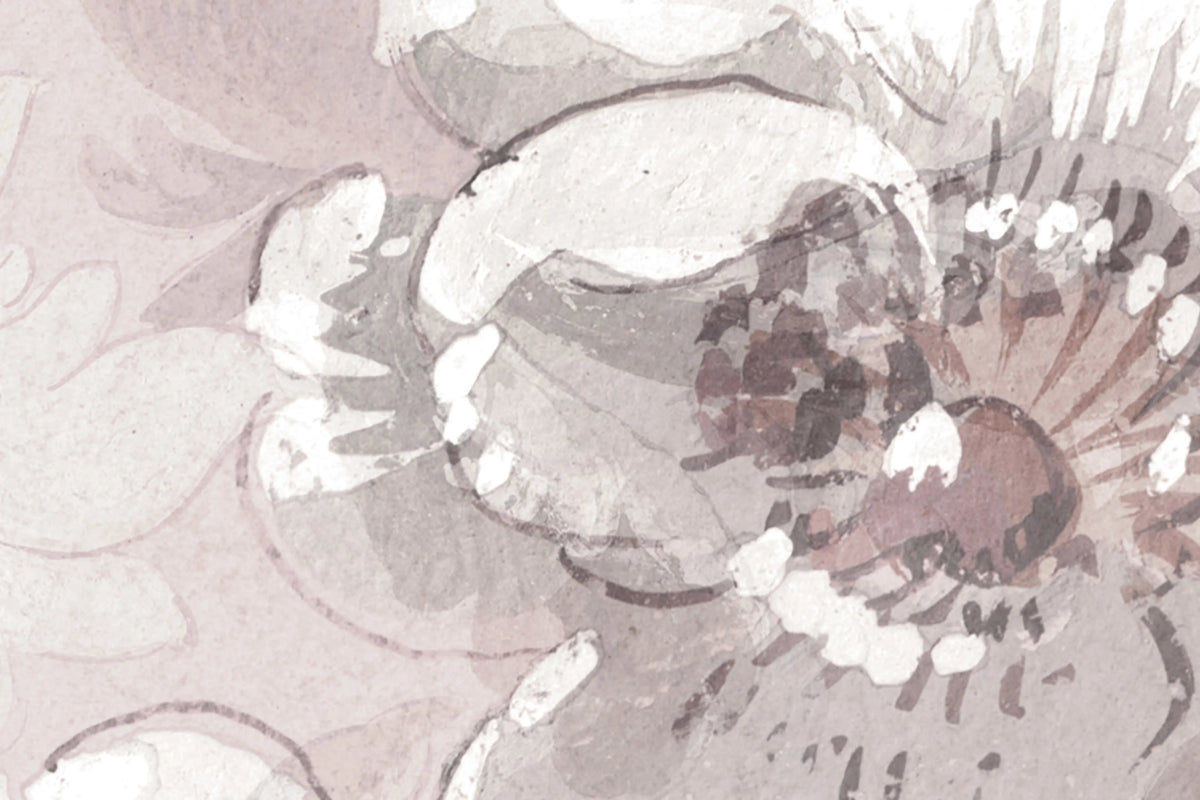 Roses, Pink Mural Wallpaper - room preview 03