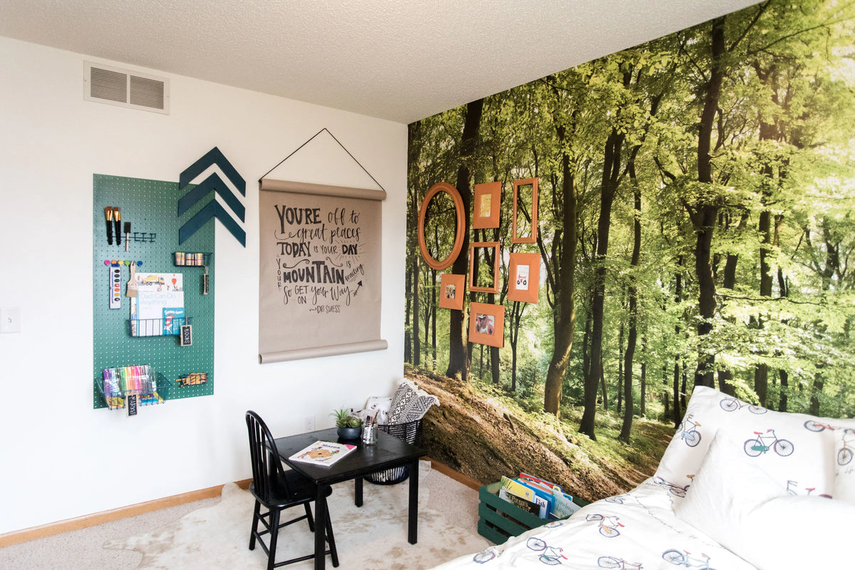 Forest Mural Wallpaper - room preview 03