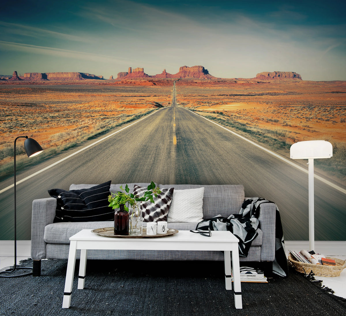 Highway Mural Wallpaper - room preview 03
