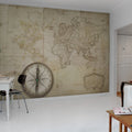 Du Globe Terres Mural Wallpaper - room preview 03