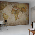 World Map Mural Wallpaper - room preview 03