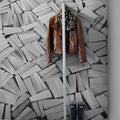 Books, White Mural Wallpaper - room preview 03