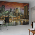 Brooklyn Bridge Mural Wallpaper - room preview 03