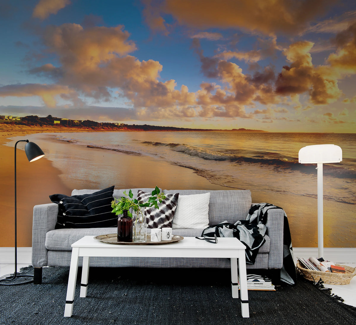 Beach Mural Wallpaper - room preview 03
