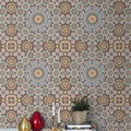 Geometric Pattern Mural Wallpaper - room preview 03
