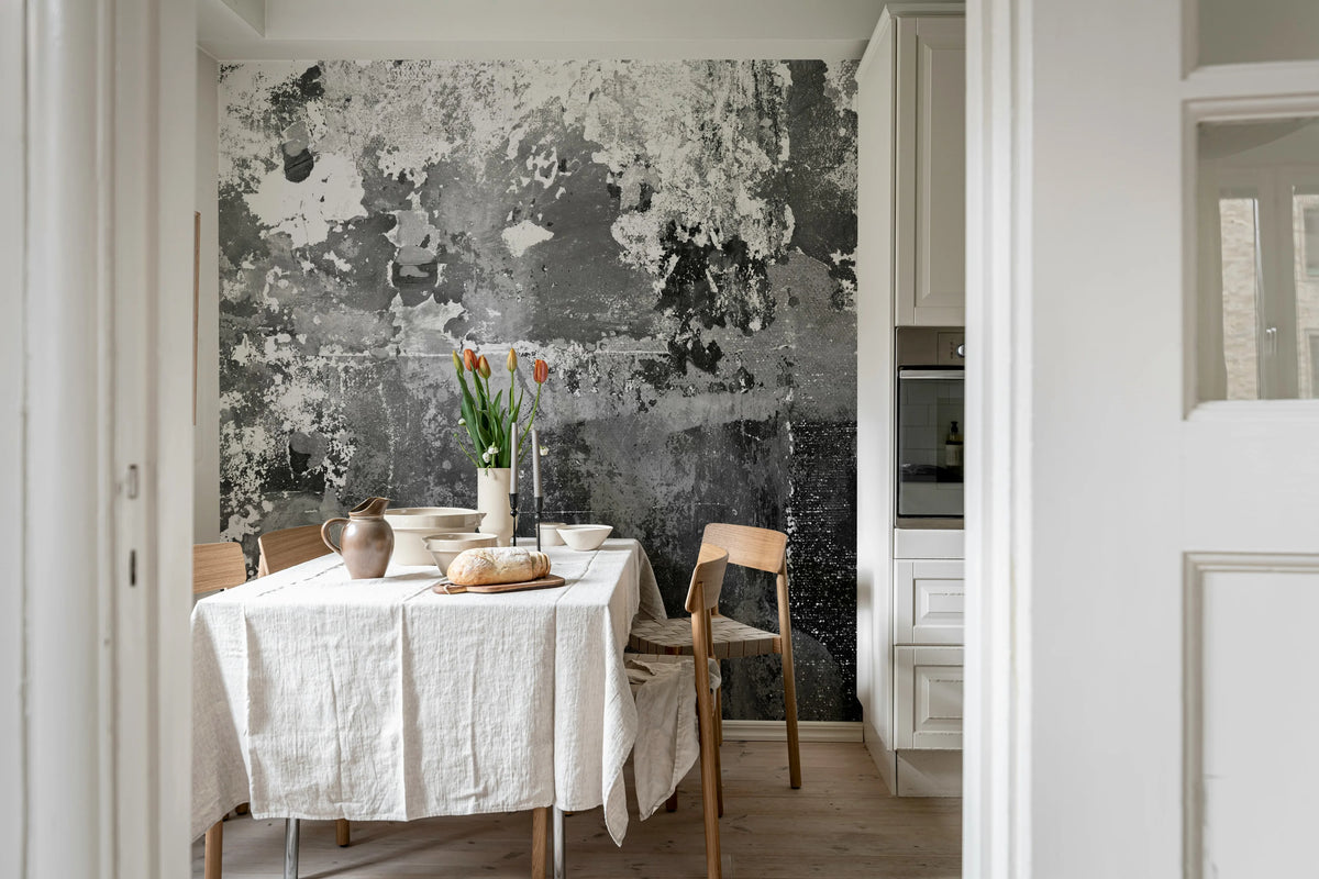 Charcoal Mural Wallpaper - room preview 03