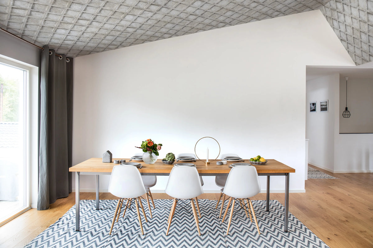 Concrete Trellis Mural Wallpaper - room preview 03