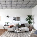 Tin Plates, Nebraska, White Mural Wallpaper - room preview 03