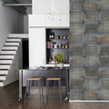 Tin Plates, Black Mural Wallpaper - room preview 03