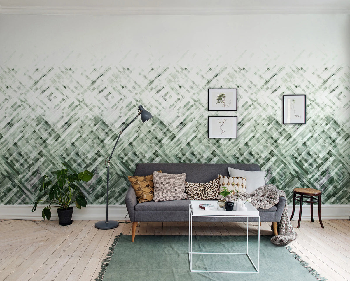 Dream Weaver, Verde Mural Wallpaper - room preview 03