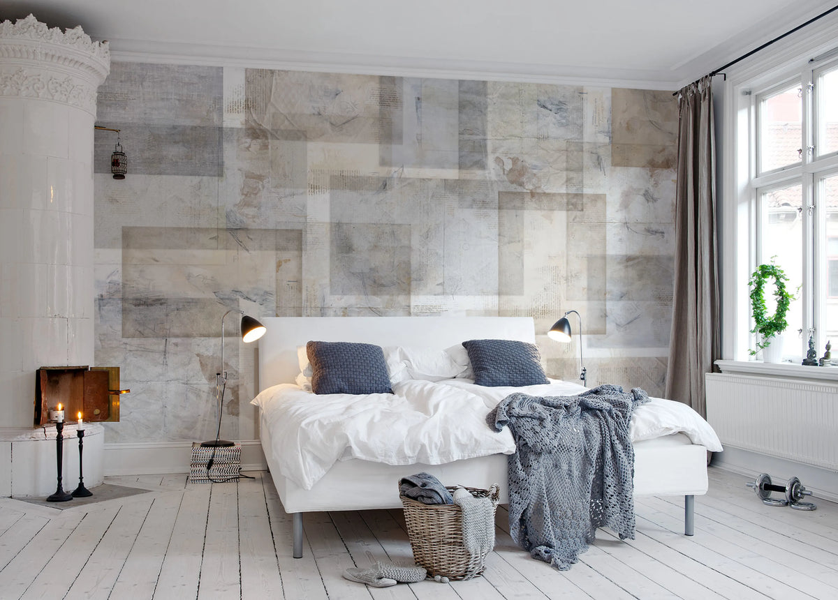 Paper Art Mural Wallpaper - room preview 03