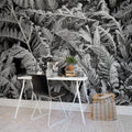 Frost Leaf Mural Wallpaper - room preview 03