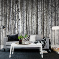 Birch Trunks Mural Wallpaper - room preview 03