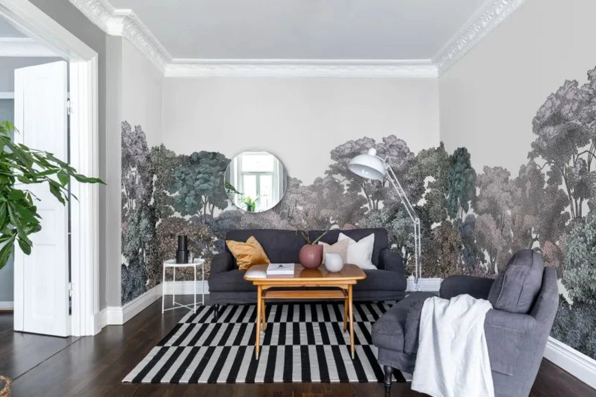Bellewood, Rainbow Mural Wallpaper - room preview 03