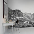 Bellewood, Black Toile Mural Wallpaper - room preview 03
