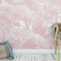 Bellewood, Pink Mural Wallpaper - room preview 03