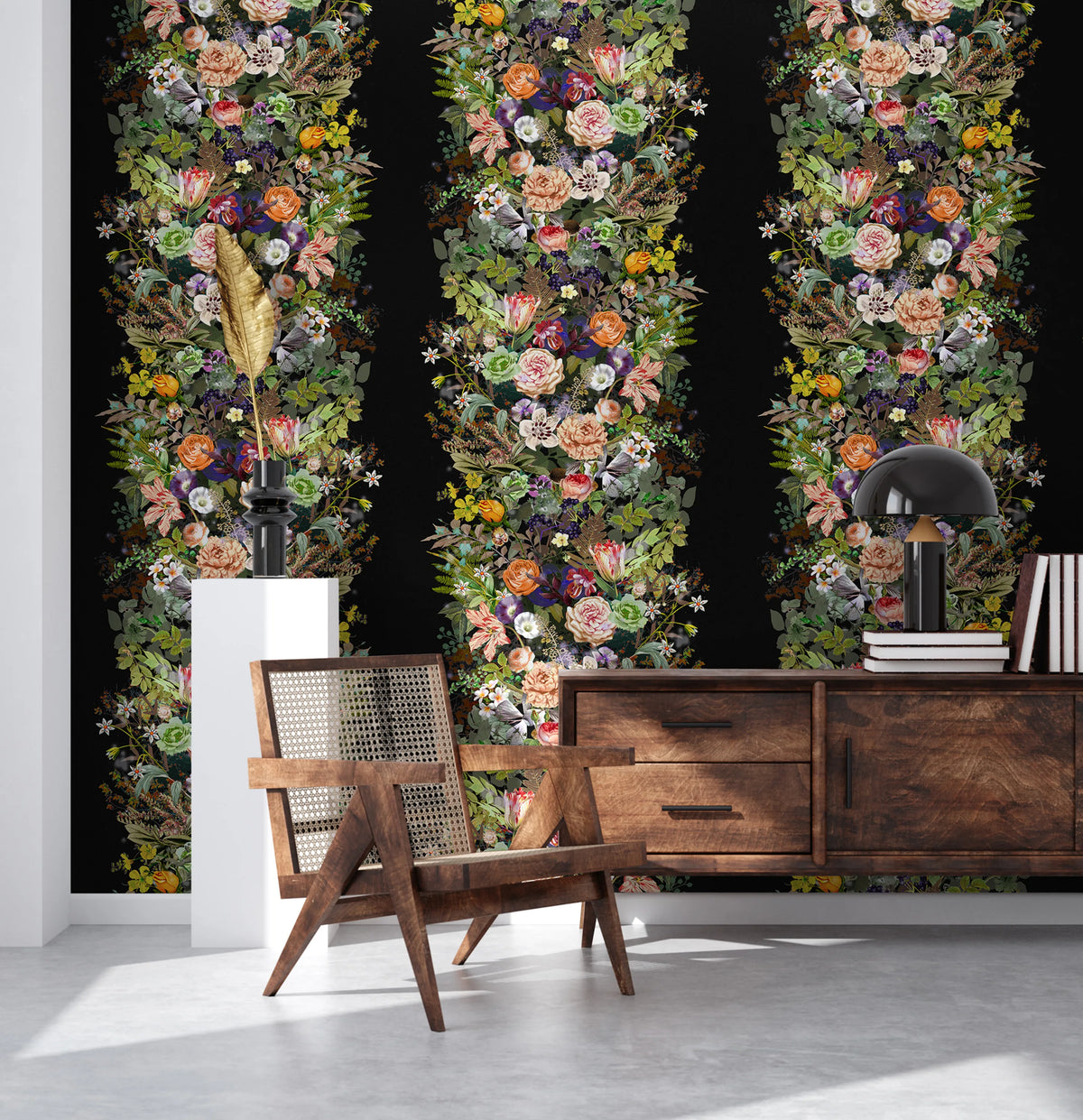Flowerbed Mural Wallpaper - room preview 03