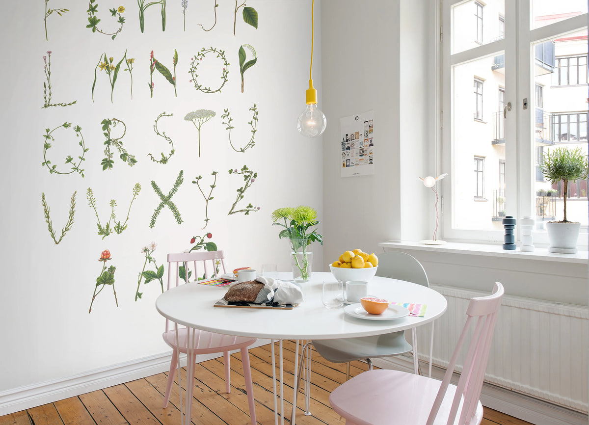 ABC for the spelling bee in Swedish Mural Wallpaper - room preview 03