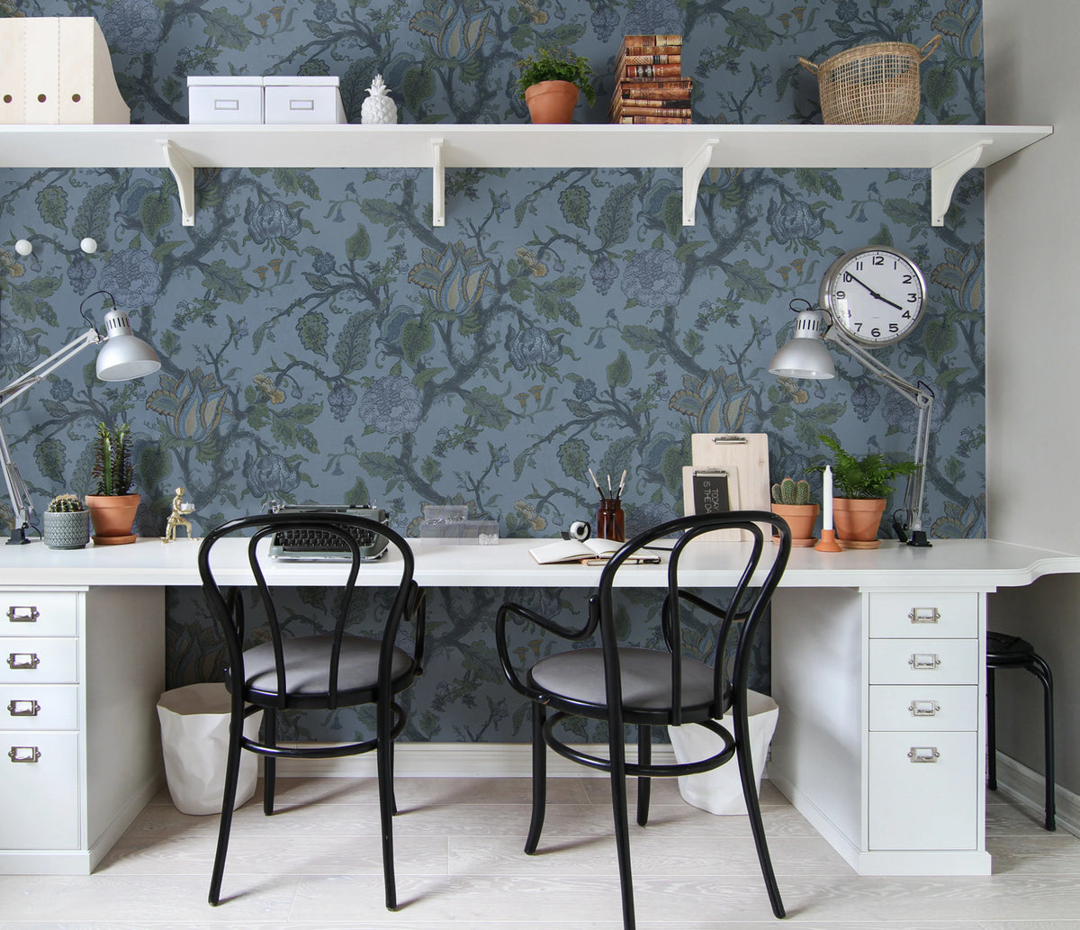Growing Wilderness, Midnight Mural Wallpaper - room preview 03