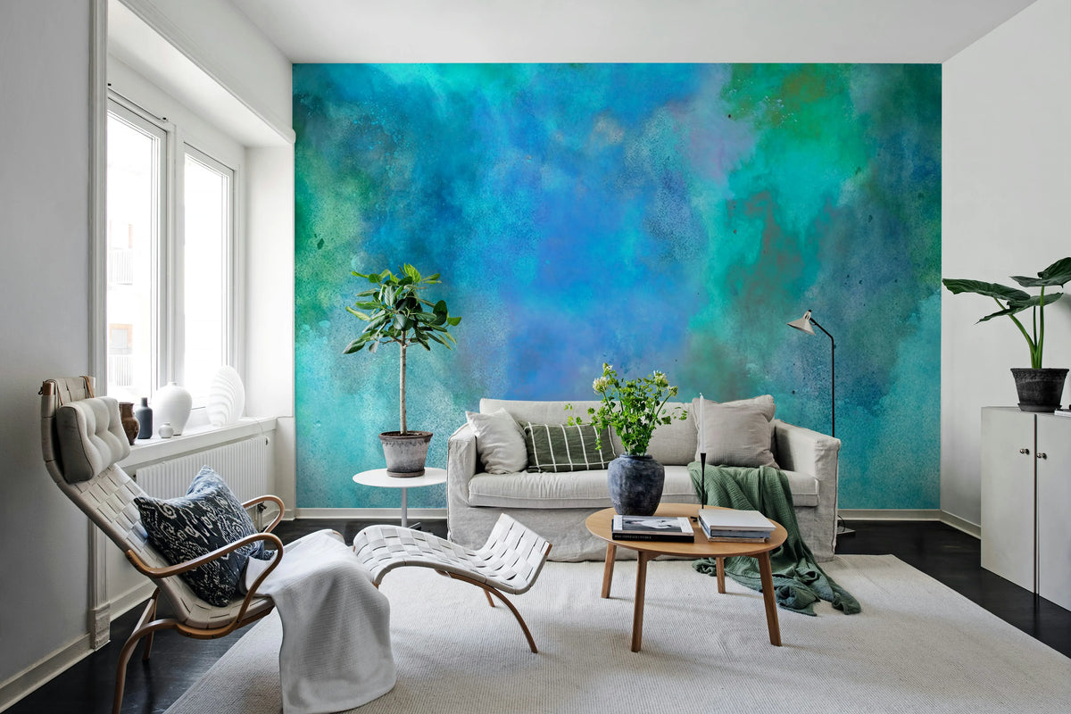 Color Clouds Mural Wallpaper - room preview 03