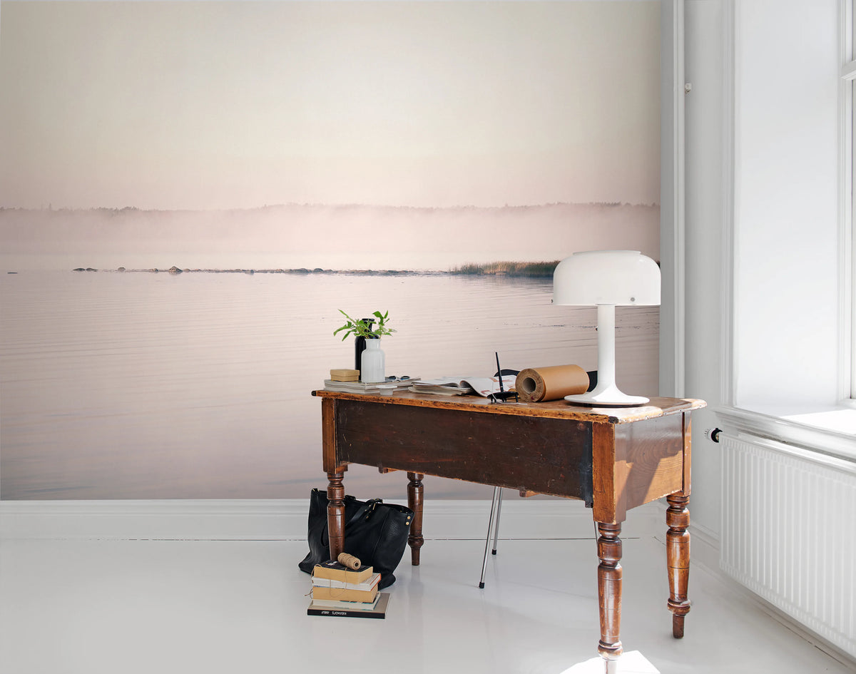 Misty Water Mural Wallpaper - room preview 03