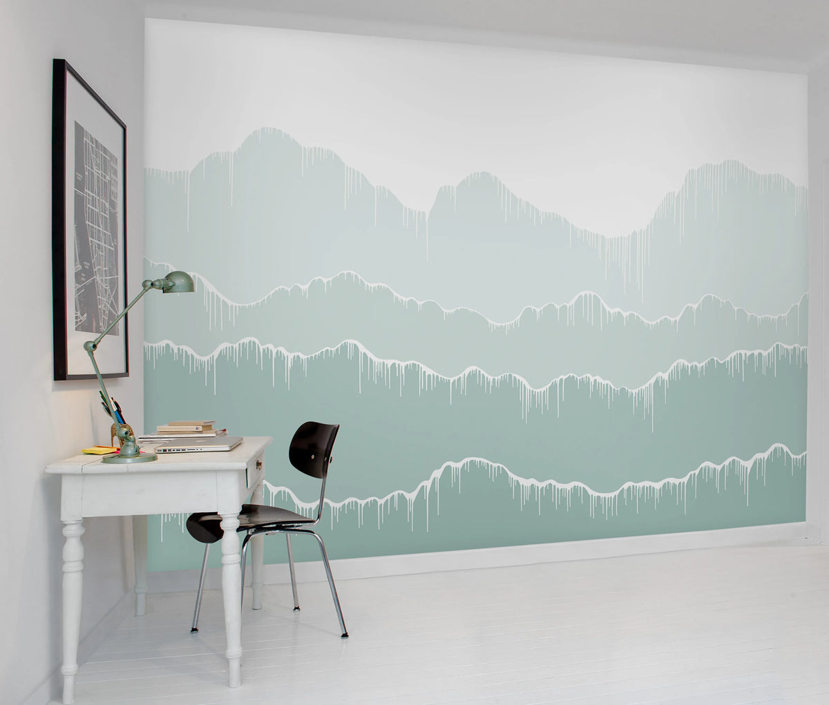 Elevation, Gradient Mural Wallpaper - room preview 03