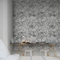 Dimension, White Mural Wallpaper - room preview 03