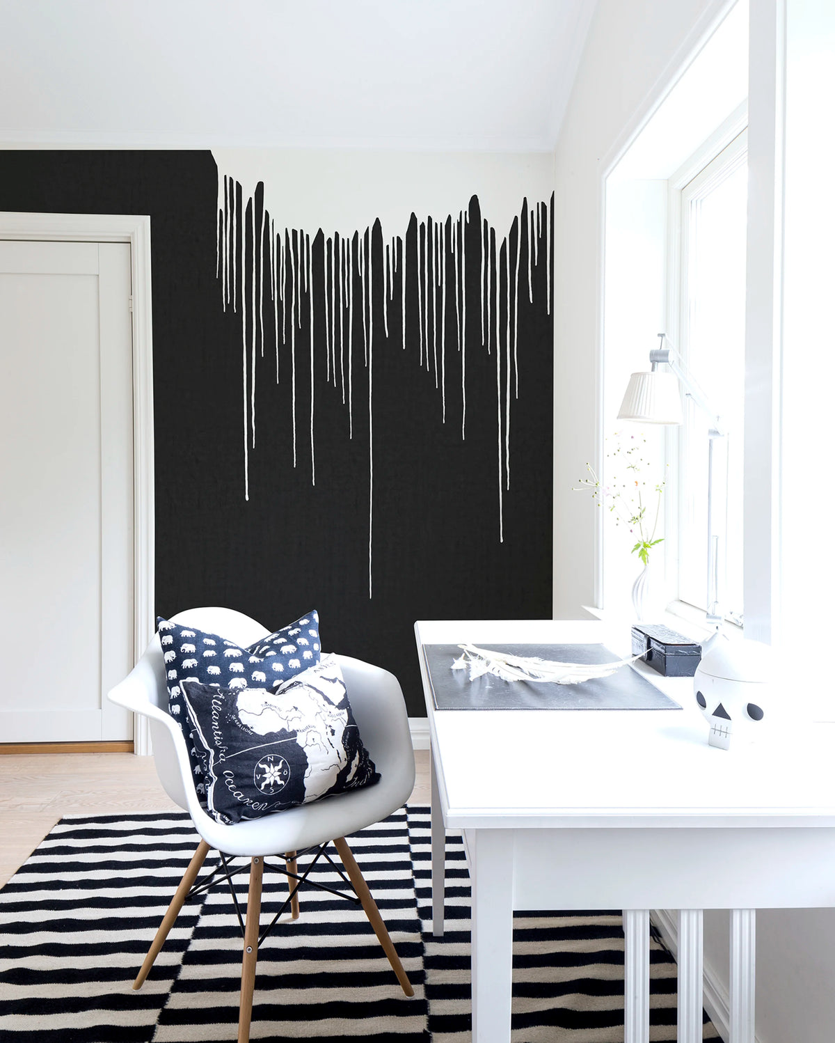 Colour Rain Mural Wallpaper - room preview 03