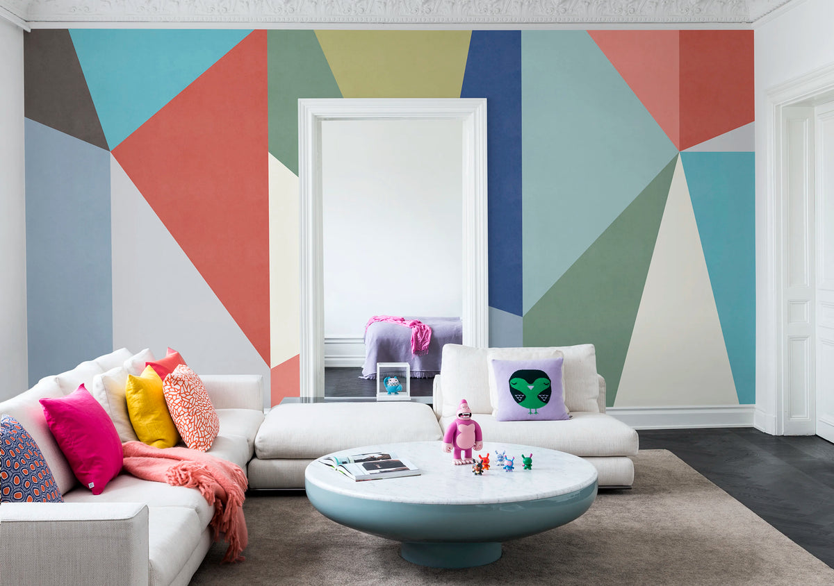Big Diamond Mural Wallpaper - room preview 03
