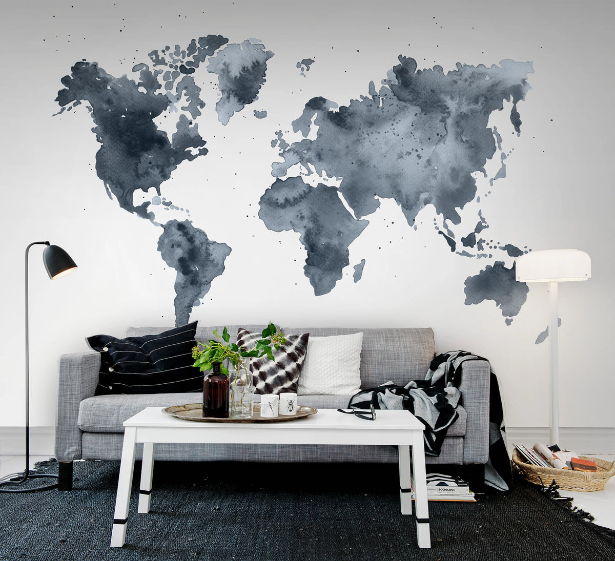 Dusky World Mural Wallpaper - room preview 03