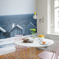 Boathouse Blues Mural Wallpaper - room preview 03