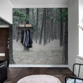 Pine Forest Mural Wallpaper - room preview 03