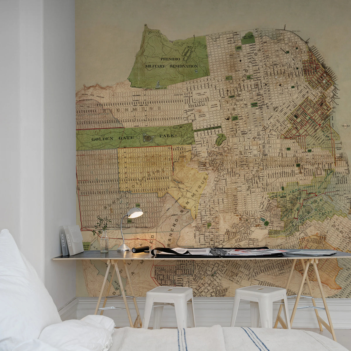 Block By Block Mural Wallpaper - room preview 03