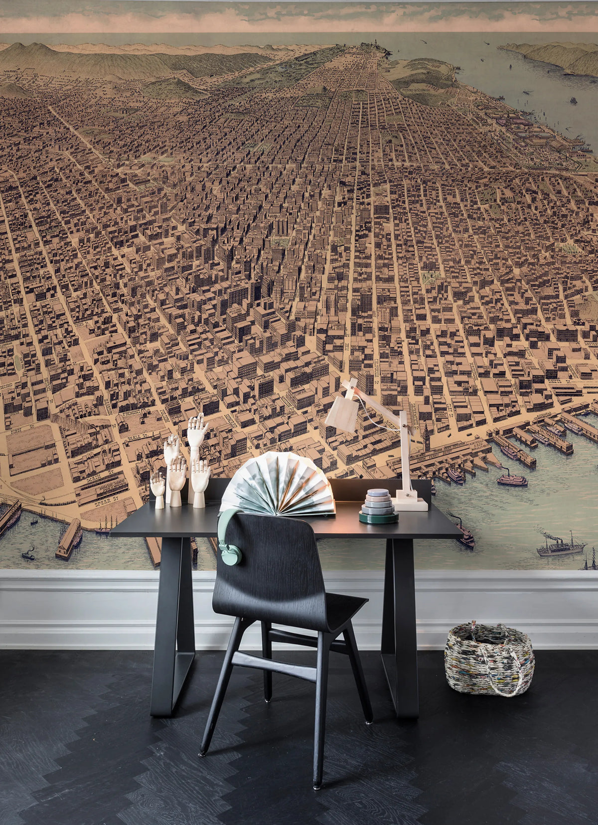 A City Rises Mural Wallpaper - room preview 03