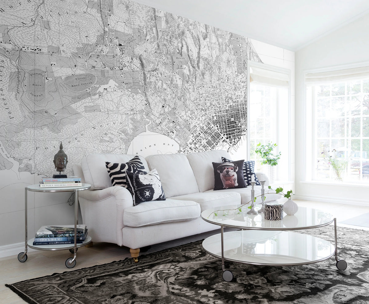The Wharf Mural Wallpaper - room preview 03