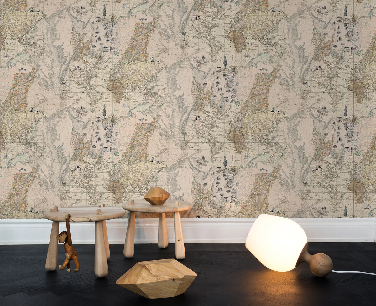 Treasure Hunt Mural Wallpaper - room preview 03