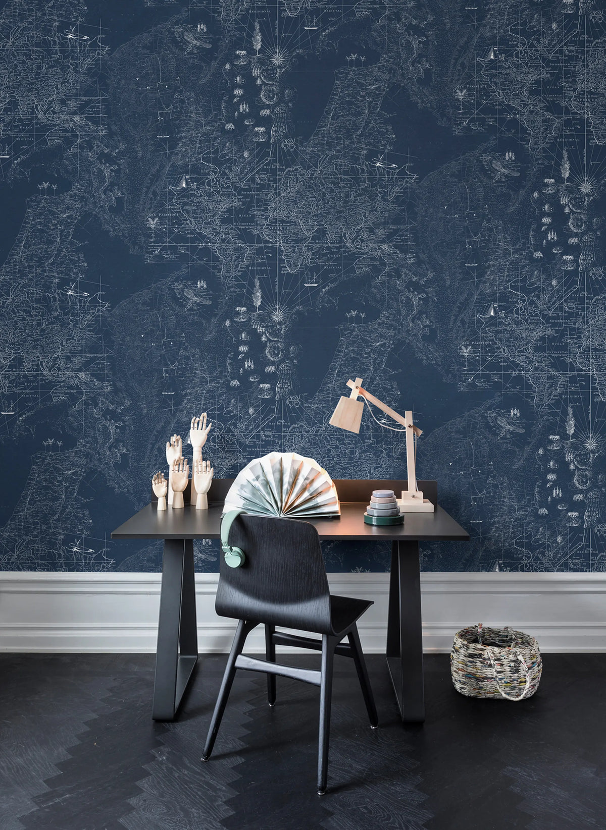 Treasure Hunt, Midnight Mural Wallpaper - room preview 03